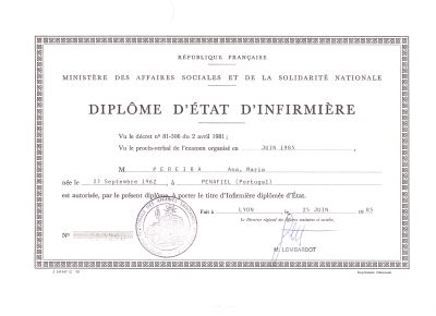 Diplôme de Thérapeute